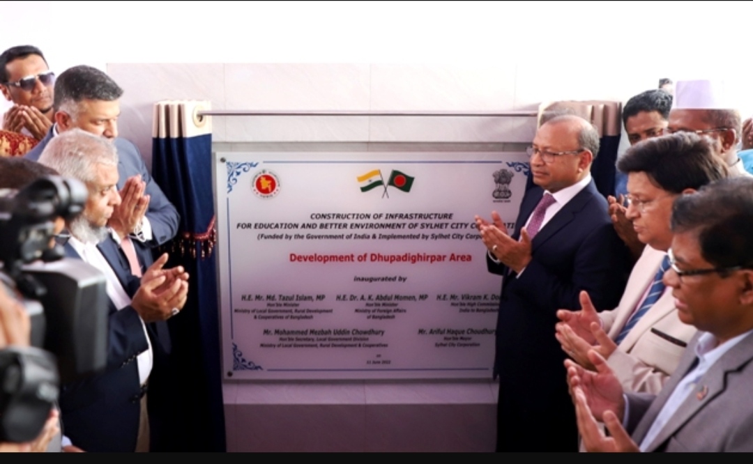 ধোপাদীঘি ওয়াকওয়ে’সহ সিসিকের ৩ প্রকল্পের উদ্বোধন