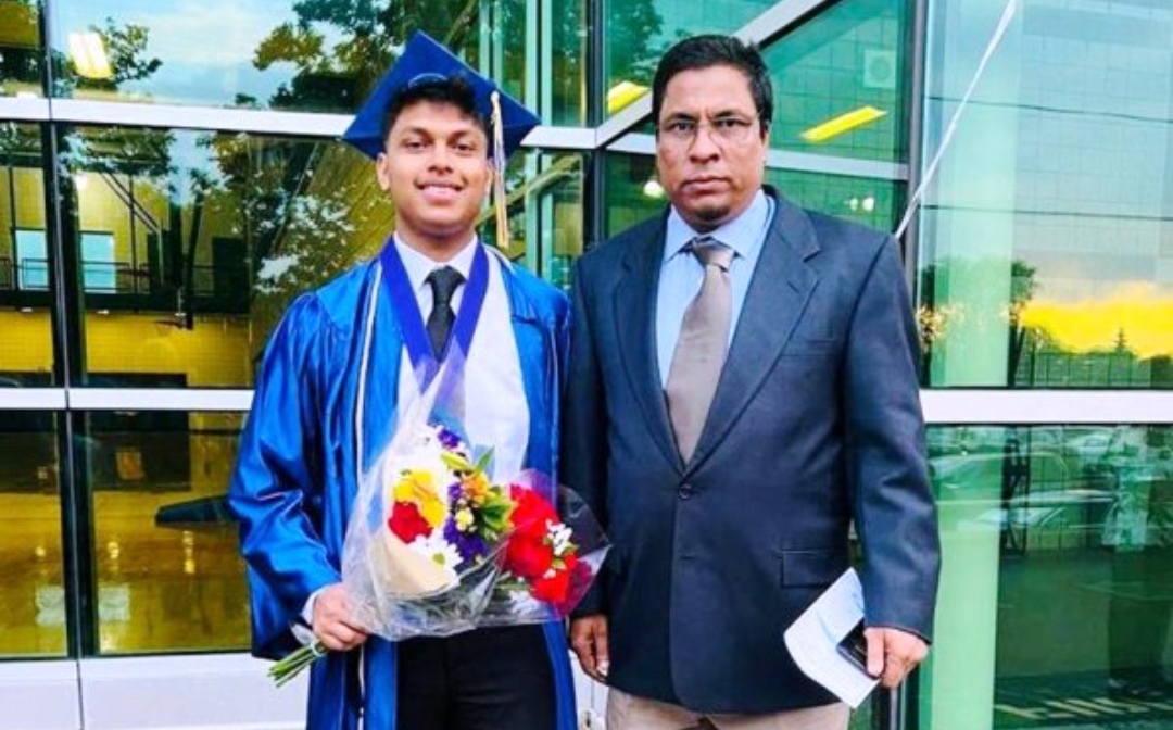 মিশিগানে সিলেটের তানভীরের প্রেসিডেন্ট অ্যাওয়ার্ড অর্জন