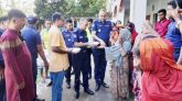 বিশ্বনাথে ২ হাজার বন্যার্তকে রান্না করা খাবার দিল পুলিশ