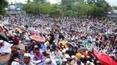 সিলেটে শাহী ঈদগাহে ঈদের প্রধান জামাত অনুষ্ঠিত