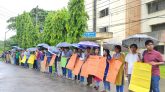 চা শ্রমিকদের আন্দোলনে শাবিপ্রবি শিক্ষার্থীদের সংহতি