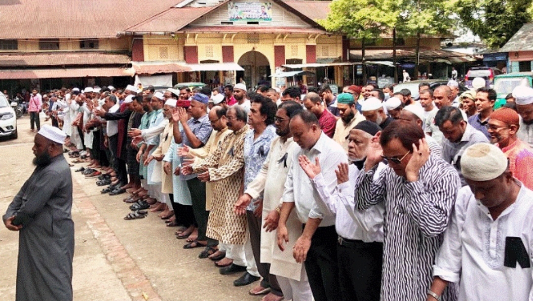 সিলেটে বিএনপি নেতা আব্দুর রহিমের গায়েবানা জানাজা সম্পন্ন