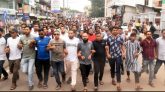 ভোলায় ছাত্রদল সভাপতিকে হত্যার প্রতিবাদে সিলেটে বিক্ষোভ মিছিল