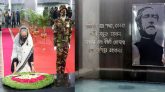 বঙ্গবন্ধুর প্রতিকৃতিতে প্রধানমন্ত্রীর শ্রদ্ধা নিবেদন