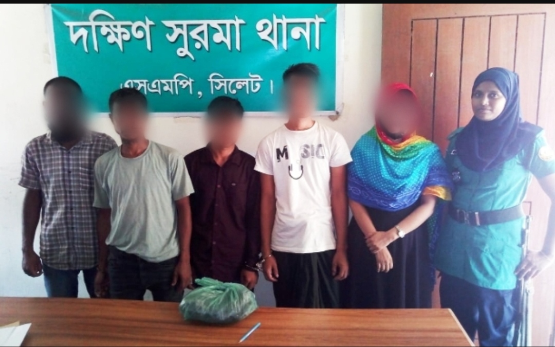 দক্ষিণ সুরমায় দুটি আবাসিক হোটেল থেকে ৮ নারী-পুরুষ গ্রেপ্তার