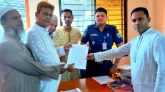 চারখাই থানা বাস্তবায়নের দাবীতে স্মারকলিপি