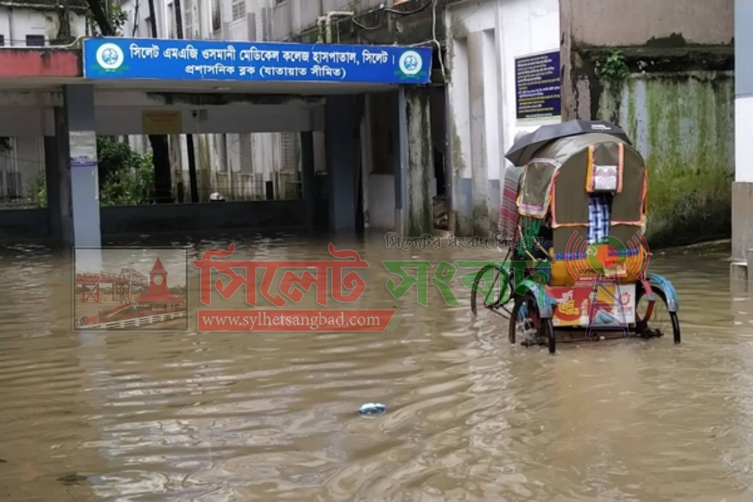 জলাবদ্ধতায় বন্ধ ওসমানী মেডিকেল কলেজের ক্লাস-পরীক্ষা