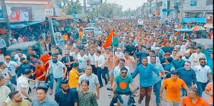 প্রতিষ্ঠাবার্ষিকীতে সুনামগঞ্জ জেলা বিএনপির র‍্যালী-সমাবেশ