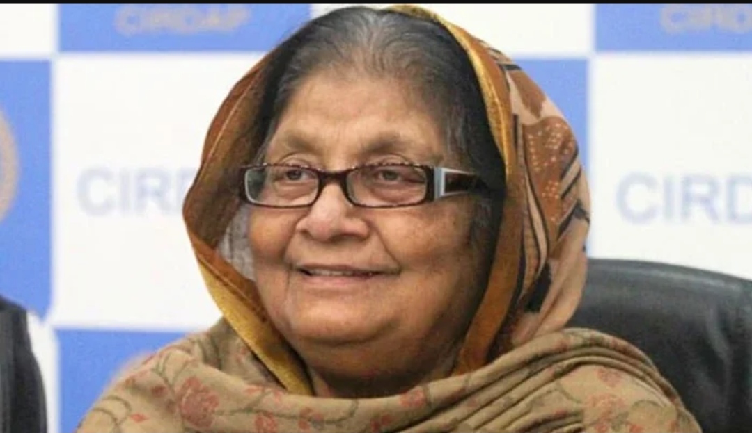 বর্ষীয়ান রাজনীতিবিদ সাজেদা চৌধুরী আর নেই