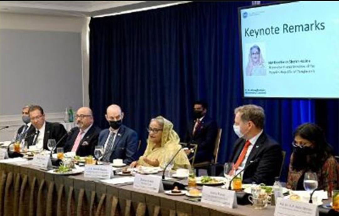 দেশে বিপুল পরিমাণ মার্কিন বিনিয়োগ চান প্রধানমন্ত্রী
