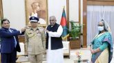 আইজিপি র‍্যাঙ্ক ব্যাজ পরানো হলো চৌধুরী আবদুল্লাহ আল-মামুনকে