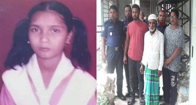 নারায়ণগঞ্জে স্কুলছাত্রীকে ধর্ষণের পর হত্যা : ৪ আসামির ফাঁসি : একজনের যাবজ্জীবন