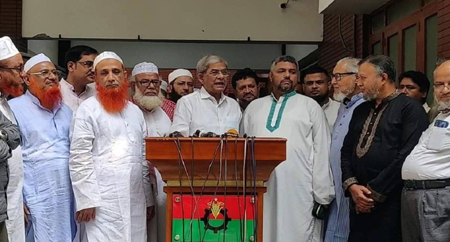 আওয়ামী লীগে আতঙ্ক সৃষ্টি হয়েছে : মির্জা ফখরুল