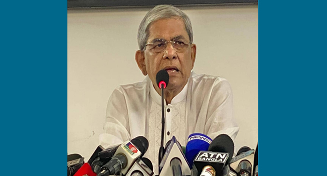 সরকার সন্ত্রাসের রাজত্ব তৈরি করেছে : মির্জা ফখরুল