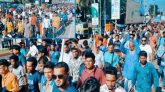খুলনায় বিএনপির সমাবেশঃ নির্ঘুম রাতের পর চারদিকে শুধুই মিছিল আর মিছিল