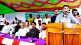 ছাতকে লাফার্জ হোলসিমের বিরুদ্ধে ব্যবসায়ী-জনতার অবস্থান ধর্মঘট