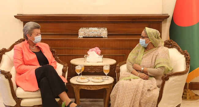রাশিয়া-ইউক্রেন যুদ্ধ বন্ধে পদক্ষেপ নিতে ইইউ’র প্রতি প্রধানমন্ত্রীর আহ্বান