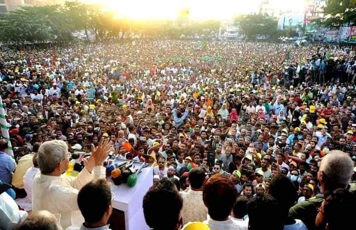 ৯ বছর পর সিলেটে মাঠ কাঁপালো বিএনপি