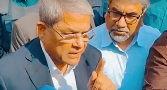 বিএনপি কার্যালয়ে বোমা রেখেছে পুলিশ : মির্জা ফখরুল