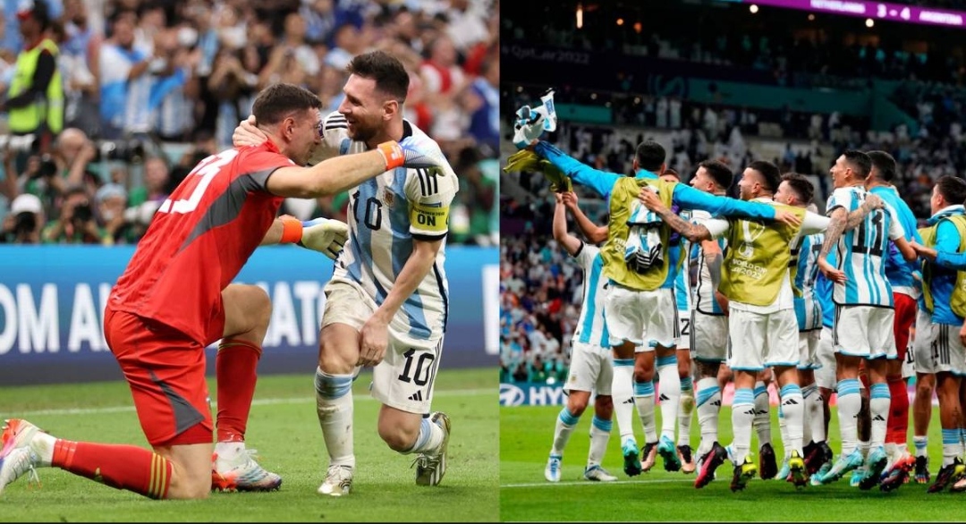 নাটকীয় জয়ে সেমিফাইনালে আর্জেন্টিনা