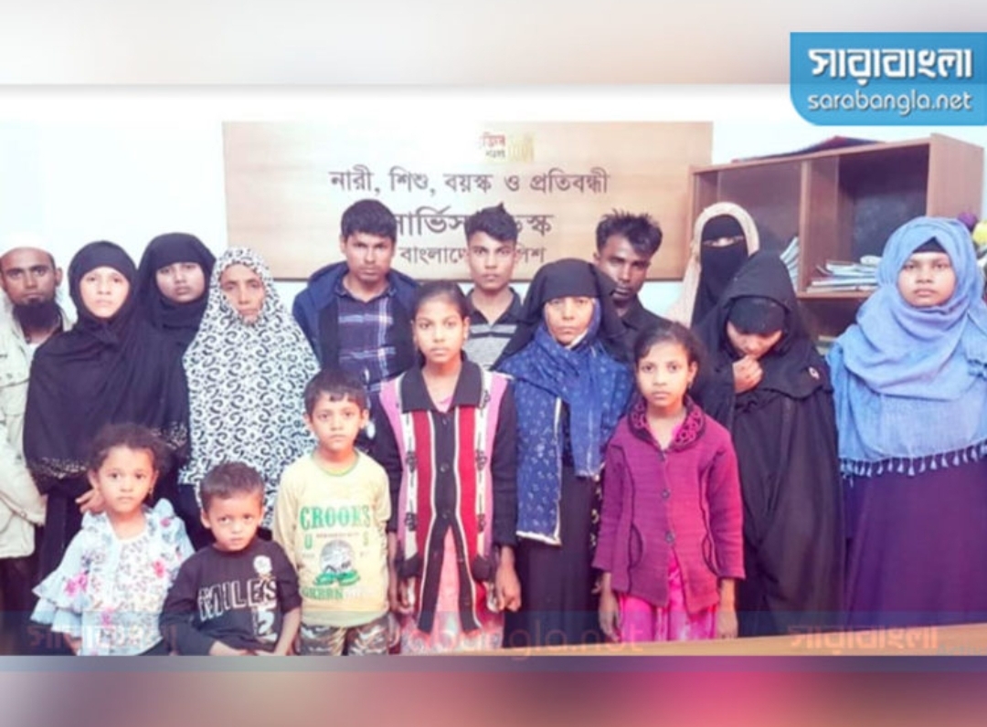 শ্রীমঙ্গলে বাস থেকে নারী শিশুসহ ১৬ জন রোহিঙ্গা আটক