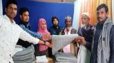 বিশ্বনাথে শীতার্তদের মাঝে কম্বল বিতরণ