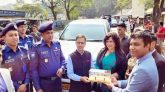 তামাবিল স্থলবন্দর পরিদর্শনে ভারতীয় হাই কমিশনার