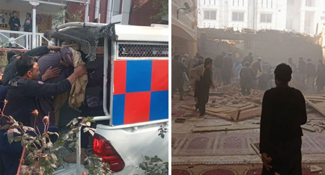 নামাজের সময় পেশোয়ারে মসজিদে আত্মঘাতী হামলা, ইমামসহ নিহত ৩২