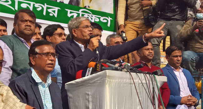 কোনো দিকে পালাবার পথ নেই : সরকারকে মির্জা ফখরুল