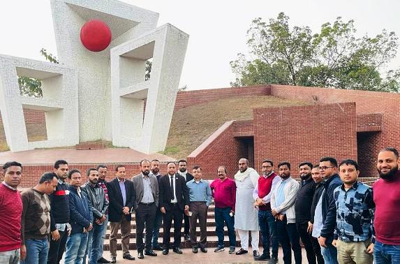 সিলেটে গণ অবস্থানস্থল শহীদ মিনার পরিদর্শনে বিএনপি নেতৃবৃন্দ