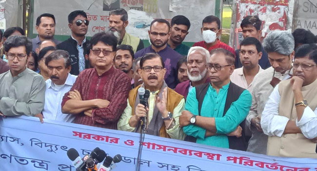 আ’লীগের রাজনৈতিক মৃত্যুঘণ্টা বেজে গেছে : মান্না