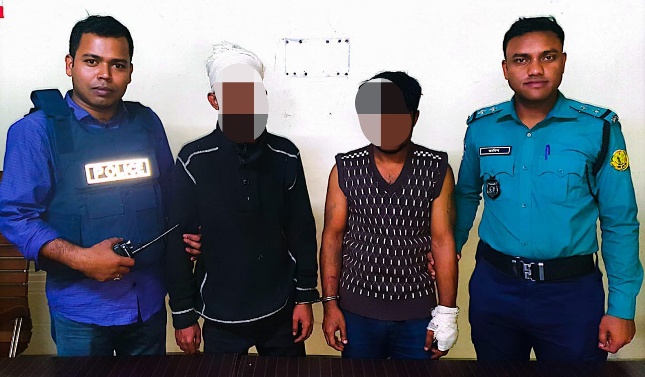 সিলেটে ছিনতাইকালে যেভাবে ধরা পড়লো দুই ছিনতাইকারী