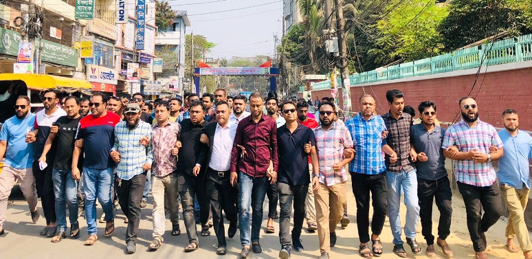 সিলেটে ছাত্রদলনেতা টিপুকে কারাগারে প্রেরণ, মিছিল ও মুক্তি দাবি