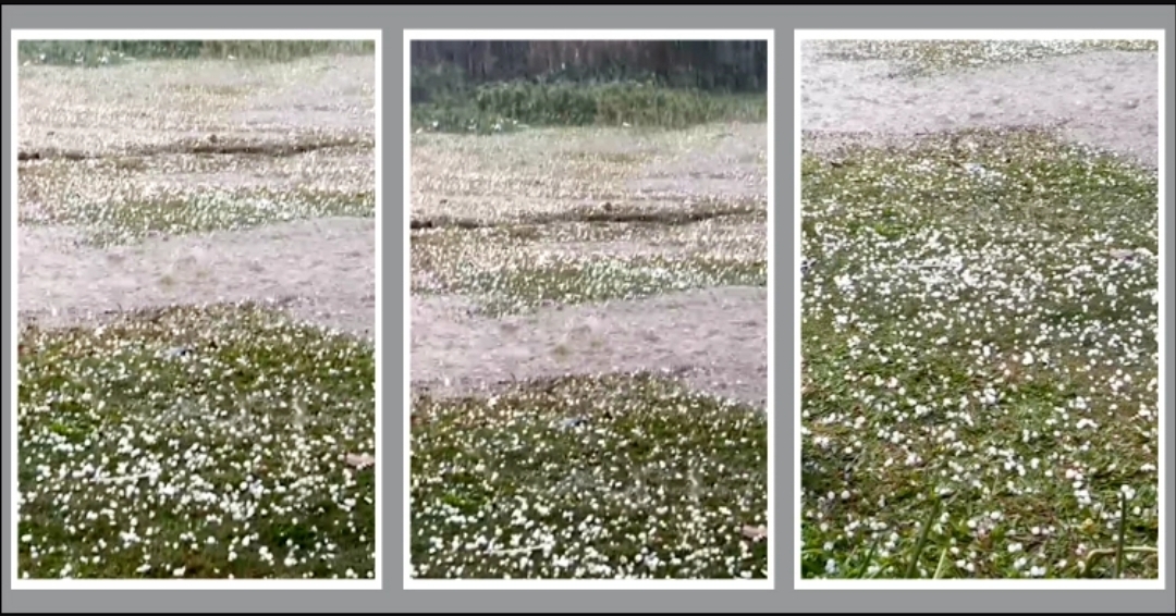 সুনামগঞ্জে মৌসুমের প্রথম শিলাবৃষ্টি