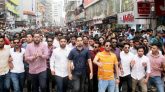 আ’লীগের মেয়র প্রার্থী আনোয়ারুজ্জামান’র সমর্থনে আনন্দ মিছিল