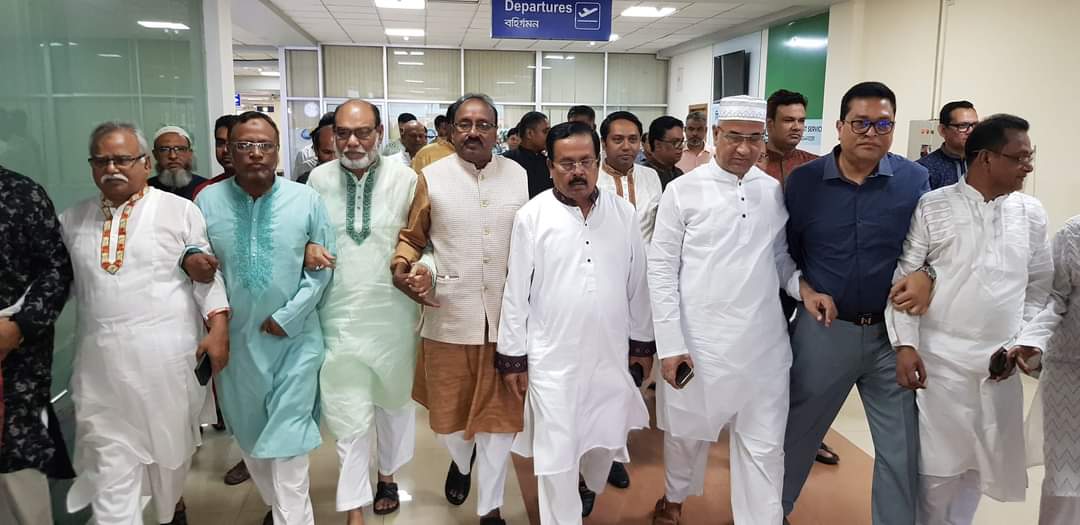 আনোয়ারুজ্জামানের সমর্থনে সিলেটে আওয়ামী লীগের কেন্দ্রীয় নেতারা