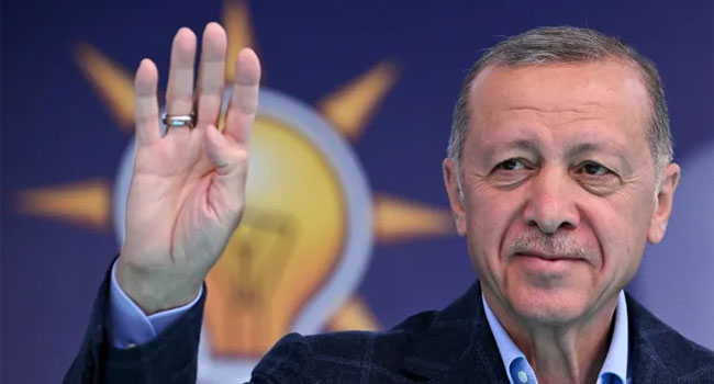 আবারো তুরস্কের প্রেসিডেন্ট হলেন এরদোগান