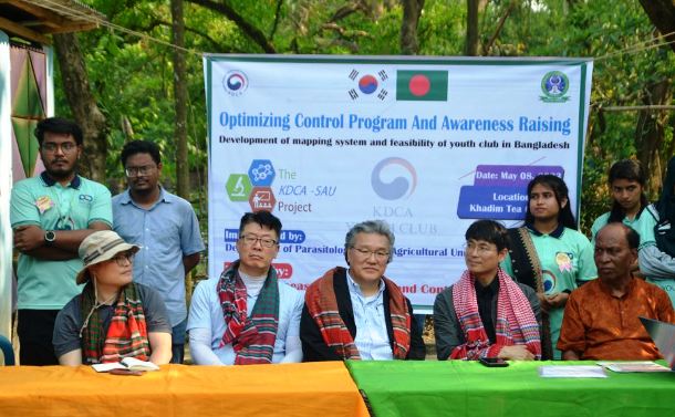 কোরিয়ার চার গবেষক সিলেটে