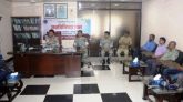 ৭ আর্মড পুলিশ ব্যাটালিয়ন সিলেট এর অধিনায়কের সাথে সাংবাদিকদের মতবিনিময়