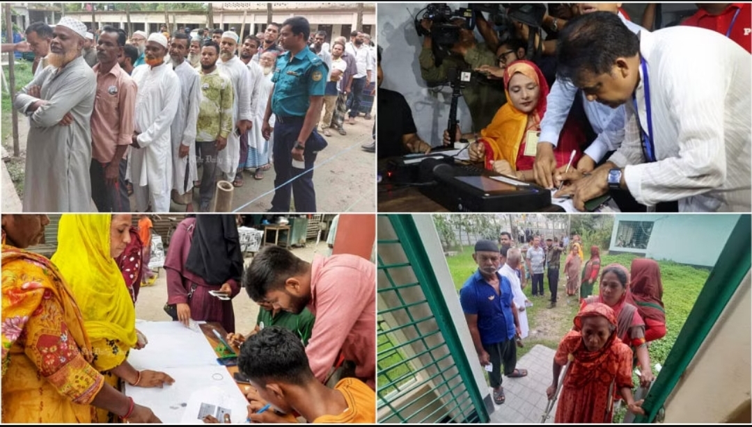 বরিশাল ও খুলনা সিটিতে ভোটগ্রহণ চলছে