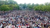 সিলেটের শাহী ঈদগাহে লাখো মানুষের নামাজ আদায়