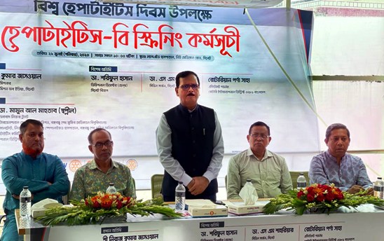 সিলেটে সাংবাদিকদের হেপাটাইটিস বি স্ক্রিনিং সম্পন্ন