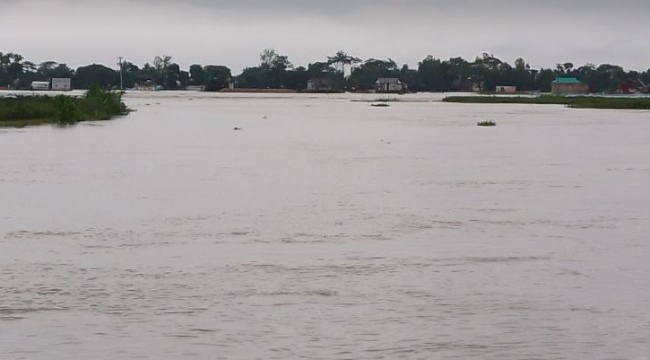 সুনামগঞ্জে টানা বর্ষণে বাড়ছে পানি, বিপর্যস্ত জনজীবন