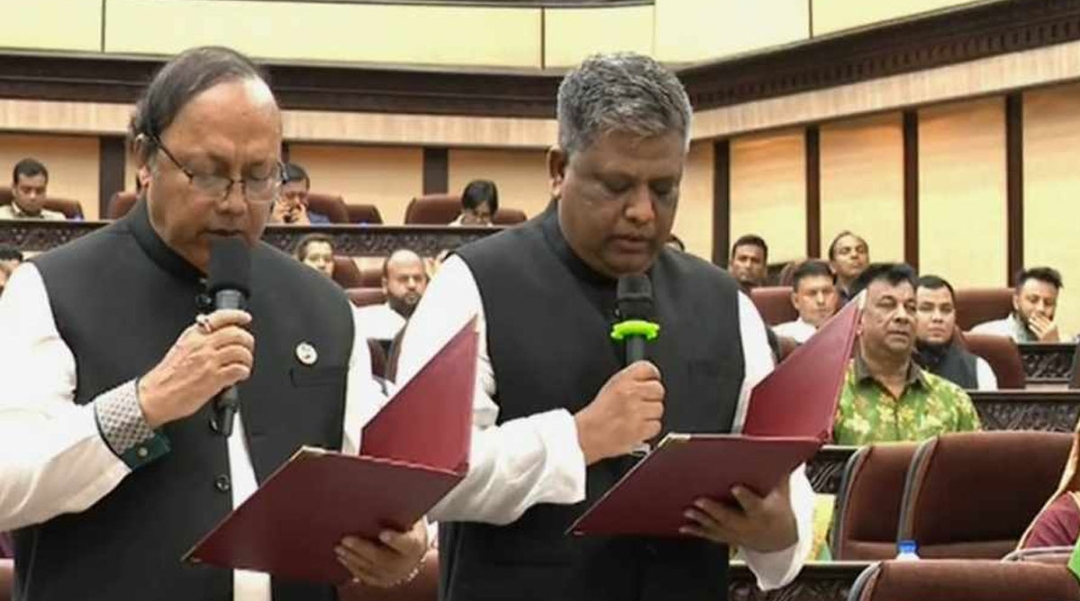 সিলেট ও রাজশাহী সিটির মেয়রকে শপথ পাঠ করালেন প্রধানমন্ত্রী