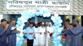 মোগলাবাজারে নান্দনিক যাত্রী ছাউনির উদ্বোধন