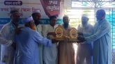 গাগলাজুর লুৎফিয়া মাদরাসায় দুই প্রবাসীর সংবর্ধনা