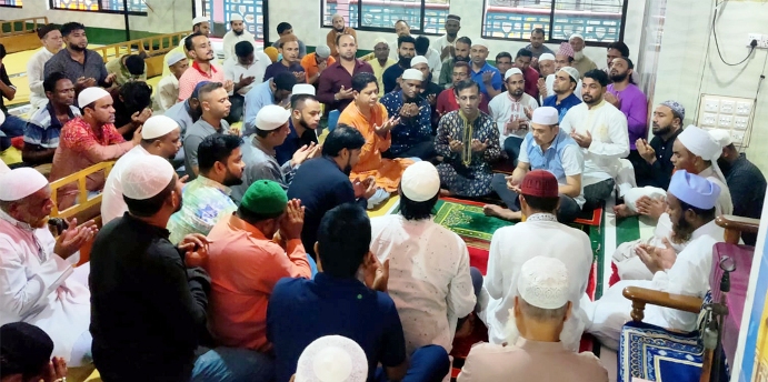 কাইয়ুম চৌধুরীর সুস্থতা কামনায় যুবদলের দোয়া মাহফিল