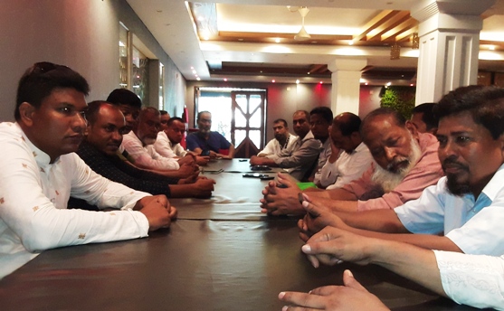 গোলাপগঞ্জে ইউনিয়ন পরিষদ সদস্য ফোরামের প্রতিবাদ সভা