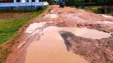 কানাইঘাটে সড়কের বেহাল দশা, কাজে অনিয়মের অভিযোগ
