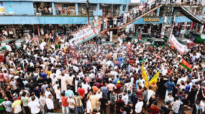 ফ্যাসিস্ট সরকারের পদত্যাগ ছাড়া দেশে কোন নির্বাচন হবে না : শামসুজ্জামান দুদু